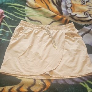 Swiss Alps Bright Cream Athletic Skort